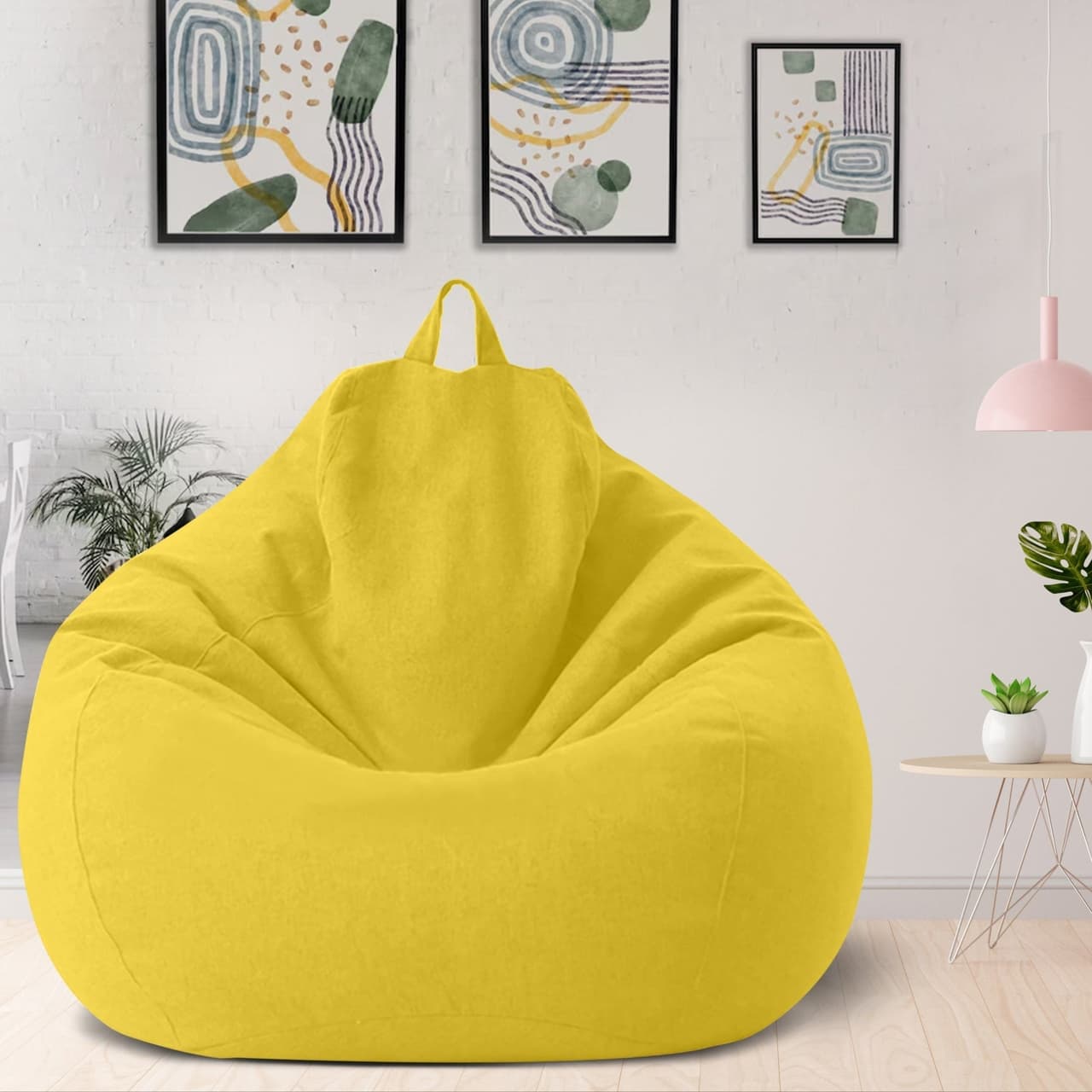 Worek Sako Lniany Ergonomiczny – Komfortowy Mebel do Salonu 5
