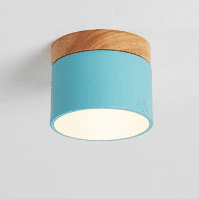 Skandynawska Macaronowa Jednolita Kolorowa Lampa LED na Sufit 5