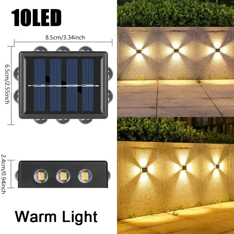 Solarny Kinkiet LED | Wodoodporny 0,5 kg 4
