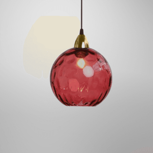 Lampa Wisząca Szklana Kula – Eleganckie Oświetlenie do Salonu i Sypialni 2