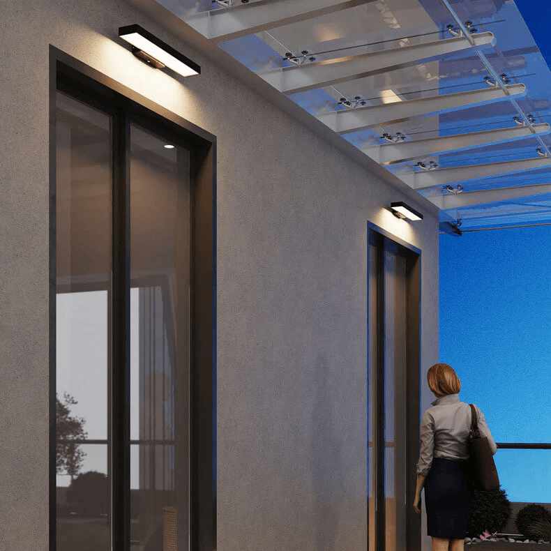 Nowoczesna wodoodporna minimalistyczna kinkietowa lampa ścienna LED 3