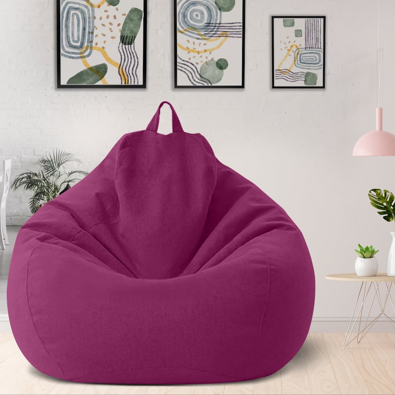 Worek Sako Lniany Ergonomiczny – Komfortowy Mebel do Salonu 8