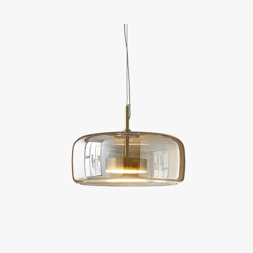 Lampa Wisząca LED Retro Złota – Oświetlenie do Sypialni