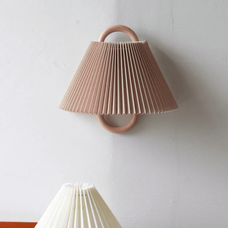 Nowoczesna Oryginalna Lampa Ścienna z Drewna 3