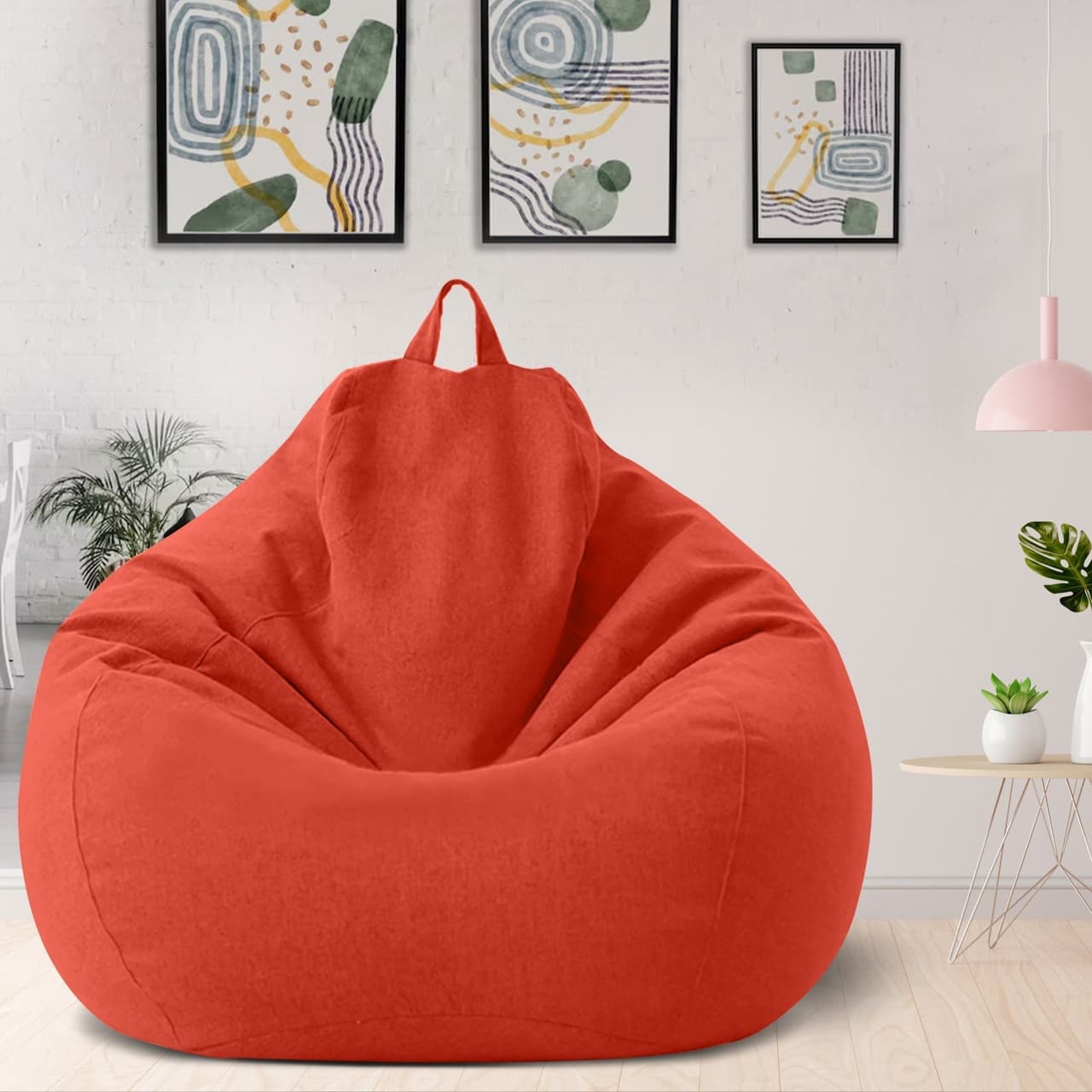 Worek Sako Lniany Ergonomiczny – Komfortowy Mebel do Salonu 7