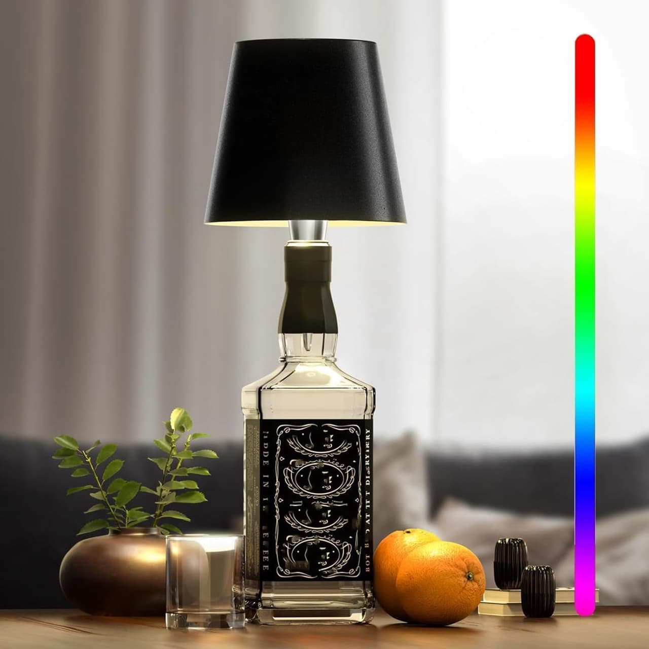 Lampa Butelka LED Dotykowa – Przenośne Oświetlenie do Sypialni 12