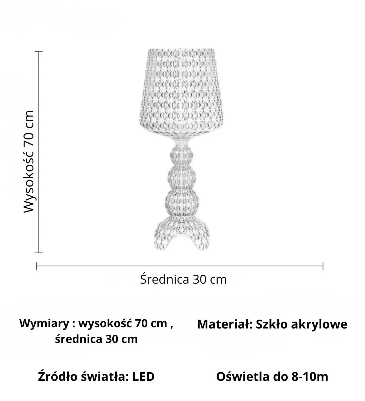 Lampa Podłogowa KABUKI | Elegancki Design, 1,65 kg 3