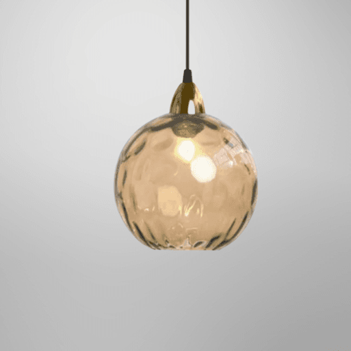 Lampa Wisząca Szklana Kula – Eleganckie Oświetlenie do Salonu i Sypialni 9