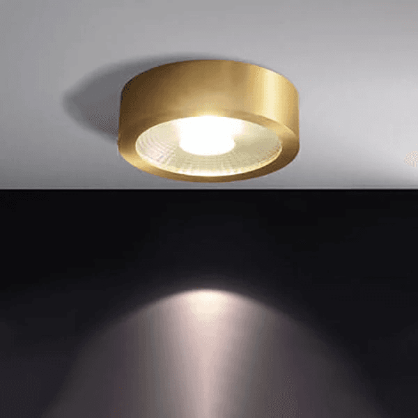 Nordycka Luksusowa Lampa Natynkowa LED z Pełnego Mosiądzu