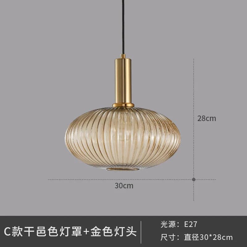 GLAS | szklana lampa wisząca 14