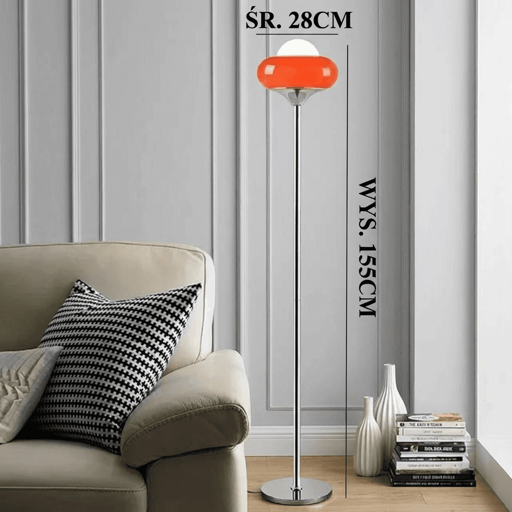 Lampa podłogowa Bauhaus Retro | Lekka konstrukcja 2.5 kg 4