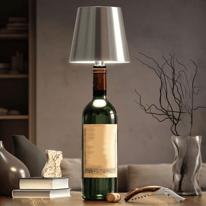 Lampa Butelka LED Dotykowa – Przenośne Oświetlenie do Sypialni 4
