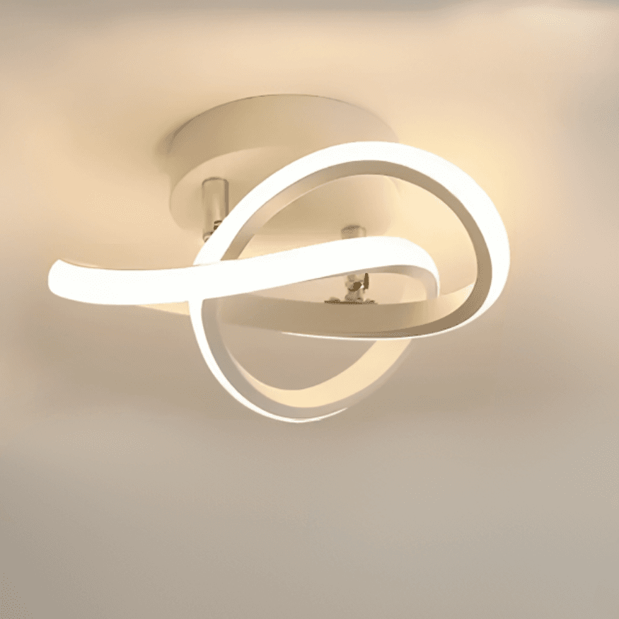 Lampa Sufitowa LED 2 Pierścienie – Nowoczesne Oświetlenie do Salonu 8