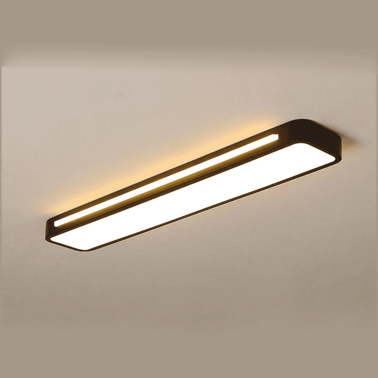 Nordycka minimalistyczna długa lampa sufitowa LED 2