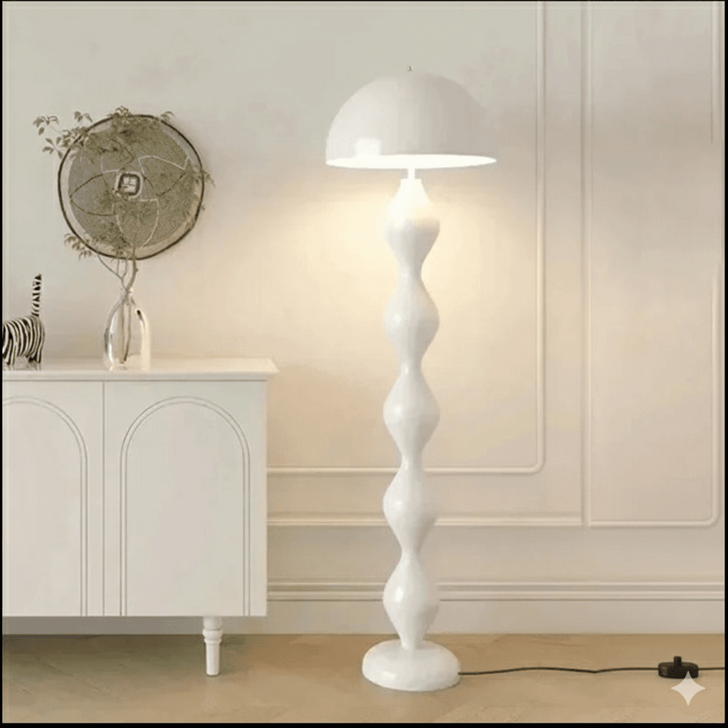 Czarna Lampa Podłogowa | Elegancki Design 1,5 kg 2