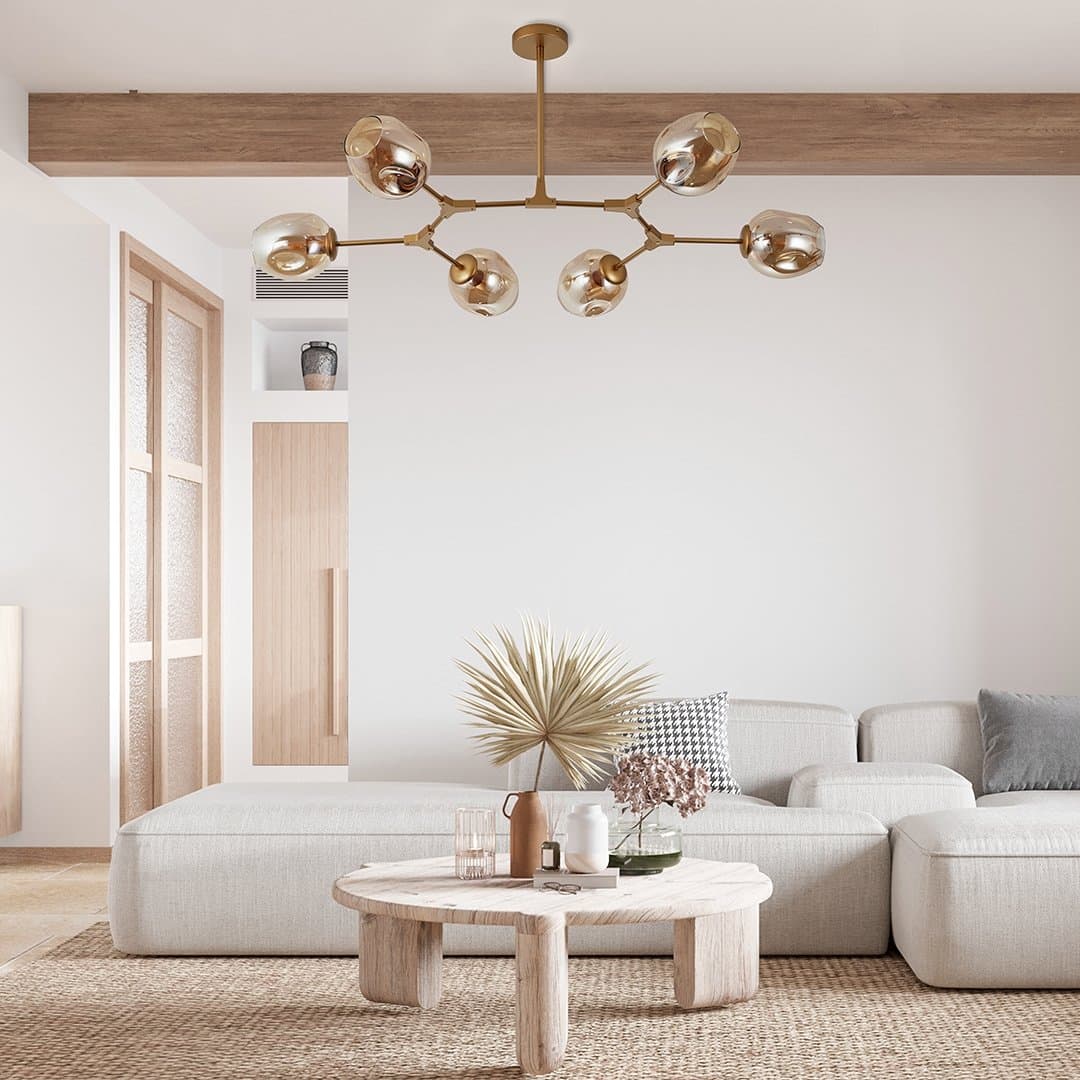 Lampa sufitowa URANOS | 6 ruchomych głowic 2