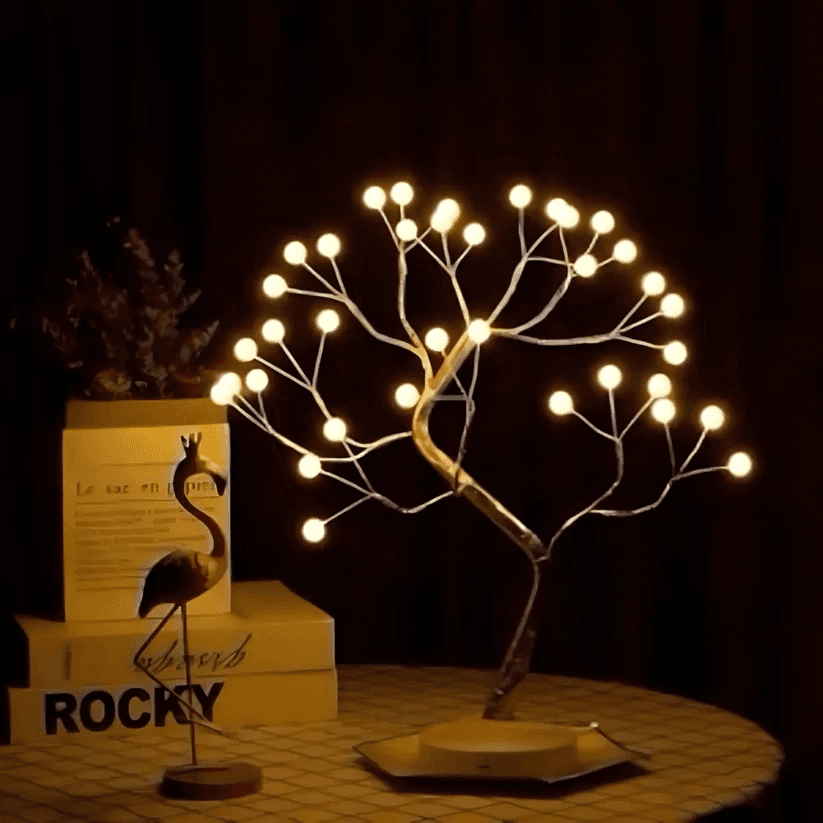 Lampa z motywem drzewka bonsai 2