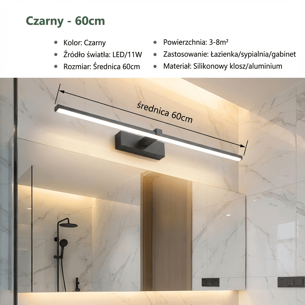 Łazienkowa Lampa LED 4