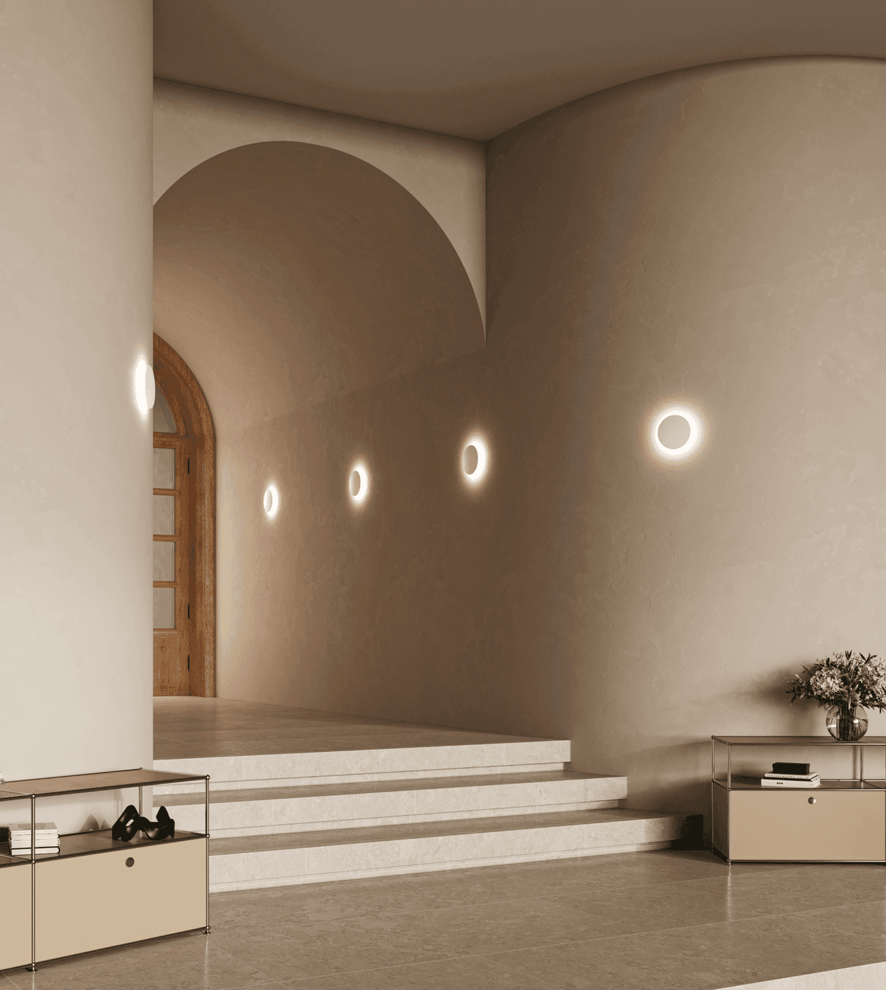 Lampa Ścienna DISC - Minimalistyczny Design 2