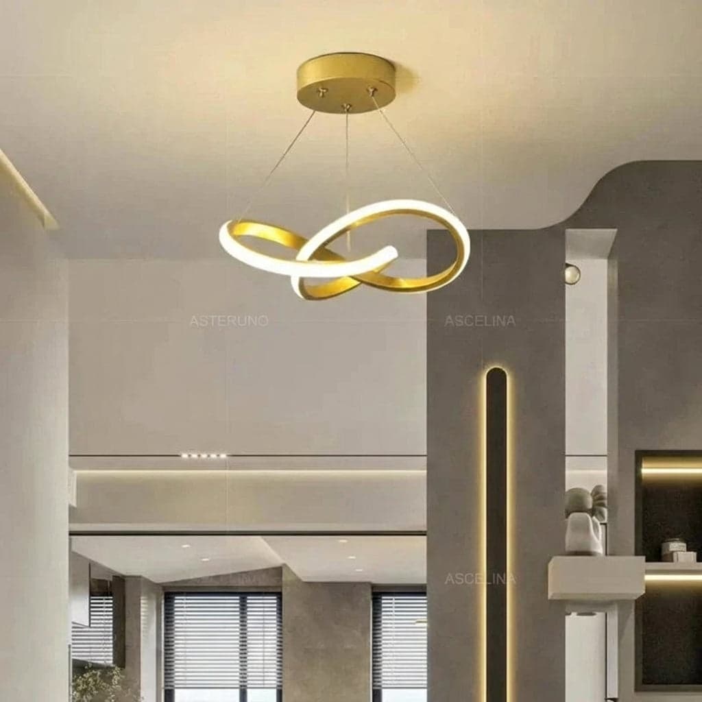 Lampa Sufitowa LED LumiWave – Nowoczesne Oświetlenie do Salonu i Sypialni 3