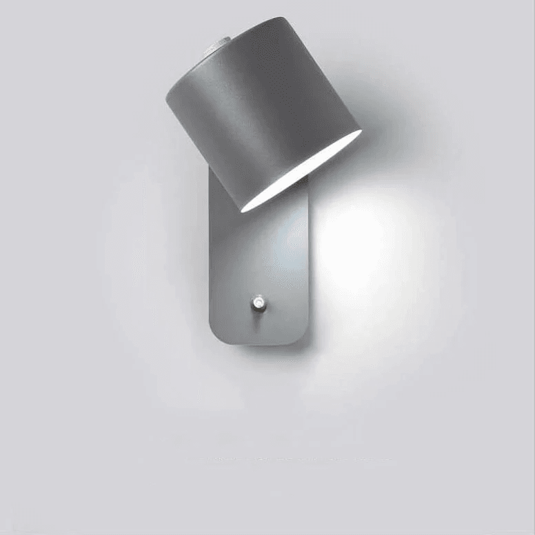 Obrotowa kinkietowa lampa ścienna w kształcie cylindra 2
