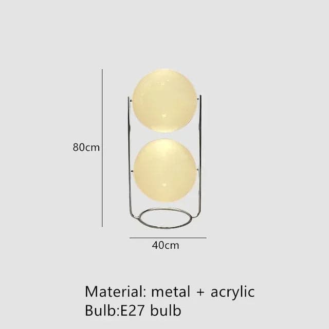 Lampa Podłogowa Bauhaus | Akryl 1,5kg 8