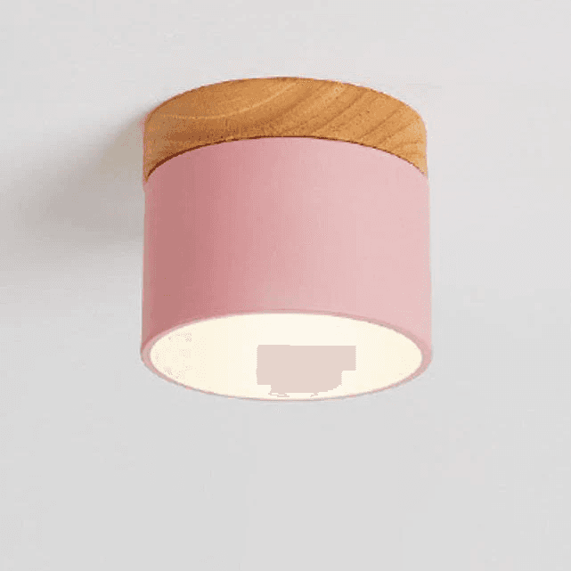 Skandynawska Macaronowa Jednolita Kolorowa Lampa LED na Sufit 2