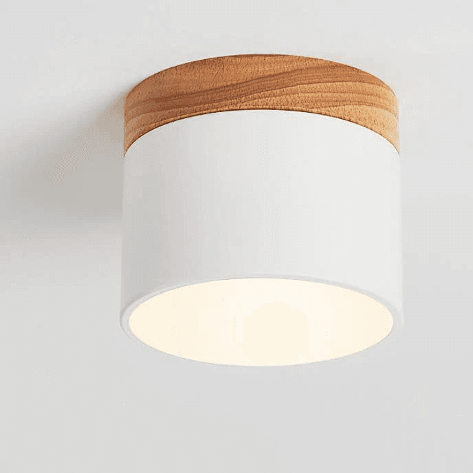 Skandynawska Macaronowa Jednolita Kolorowa Lampa LED na Sufit 4