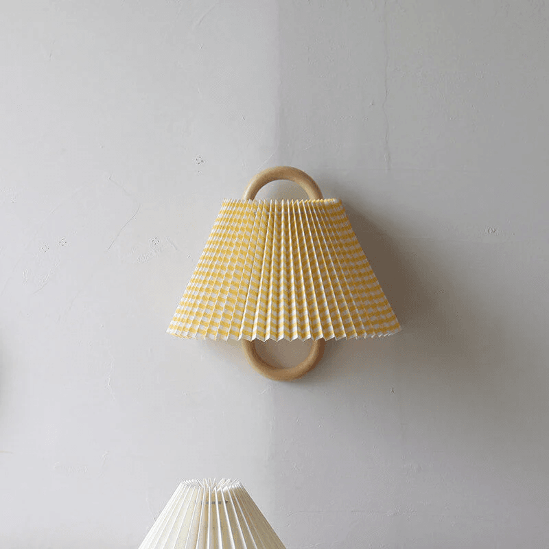 Nowoczesna Oryginalna Lampa Ścienna z Drewna 2
