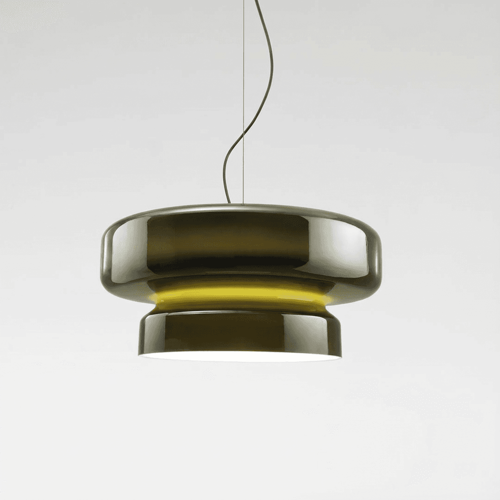 Lampa wisząca ze szkła artystycznego 3