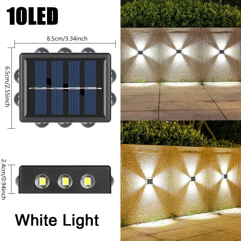 Solarny Kinkiet LED | Wodoodporny 0,5 kg 2