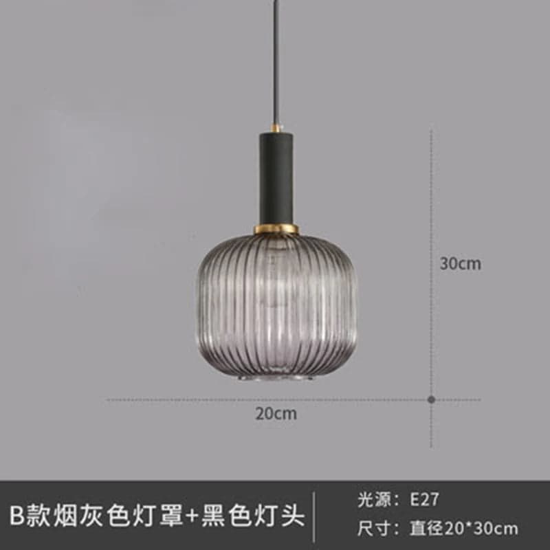 GLAS | szklana lampa wisząca 12