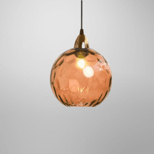 Lampa Wisząca Szklana Kula – Eleganckie Oświetlenie do Salonu i Sypialni 4