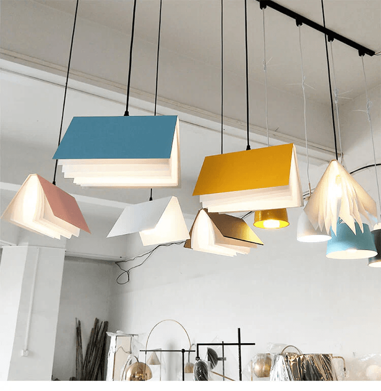 Lampa Wisząca Flying Book w kształcie książki 5