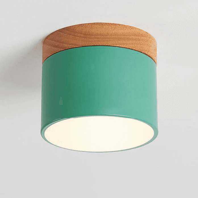 Skandynawska Macaronowa Jednolita Kolorowa Lampa LED na Sufit 7