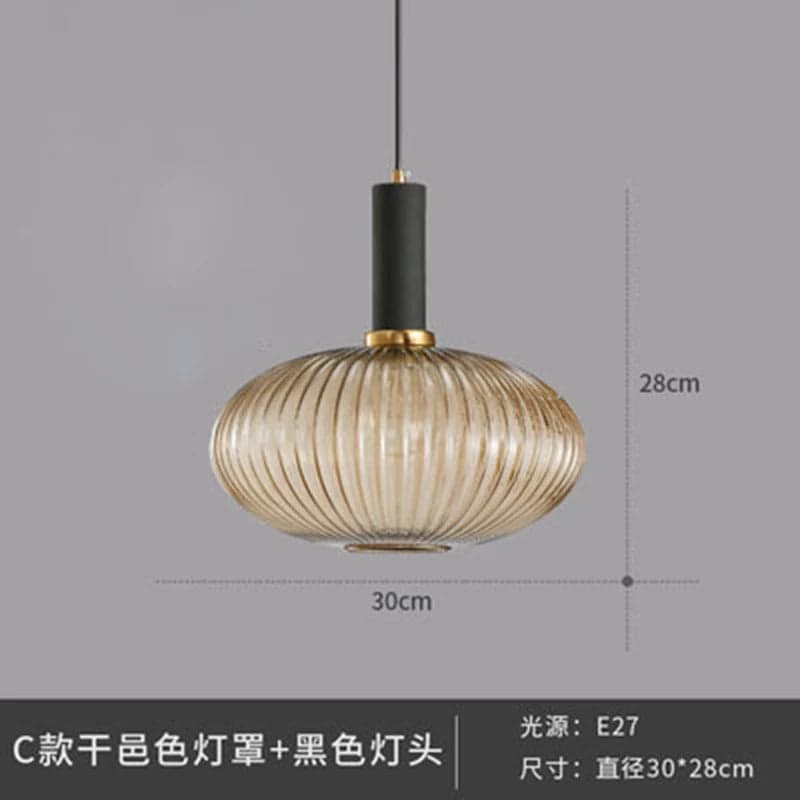 GLAS | szklana lampa wisząca 18