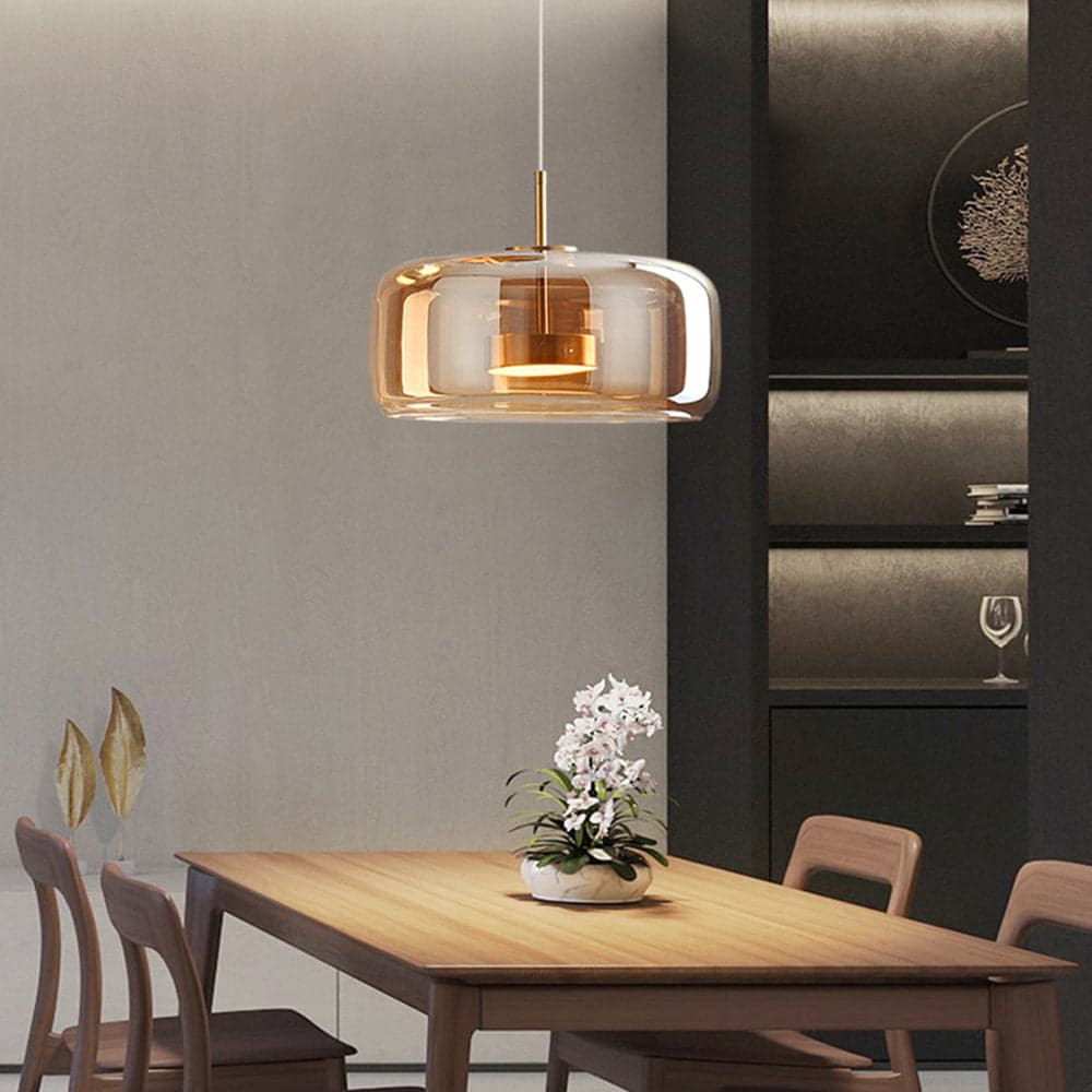 Lampa Wisząca LED Retro Złota – Oświetlenie do Sypialni 2