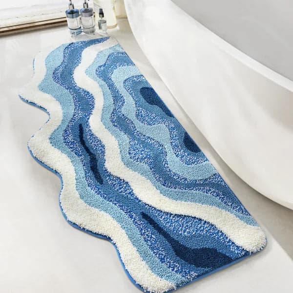 Antypoślizgowa Mata Łazienkowa Ocean Waves 2