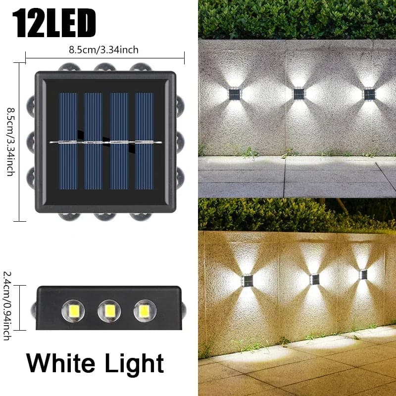 Solarny Kinkiet LED | Wodoodporny 0,5 kg 3