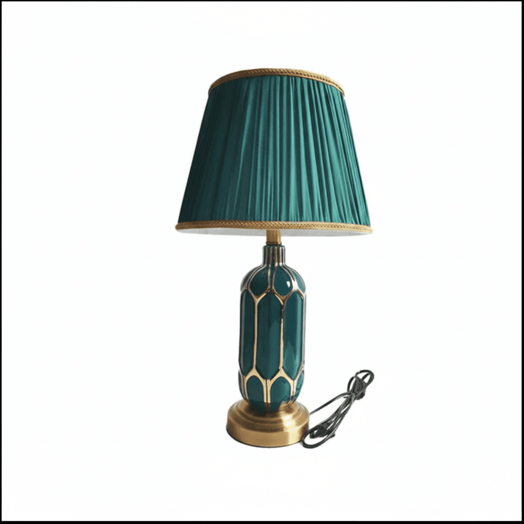Lampa Stołowa Ceramiczna | Styl Postmodernistyczny 30x57 cm, Waga 2 kg 3