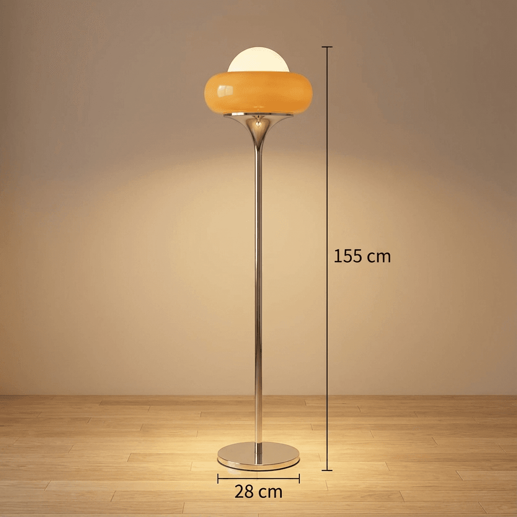 Lampa podłogowa Bauhaus Retro | Lekka konstrukcja 2.5 kg 7