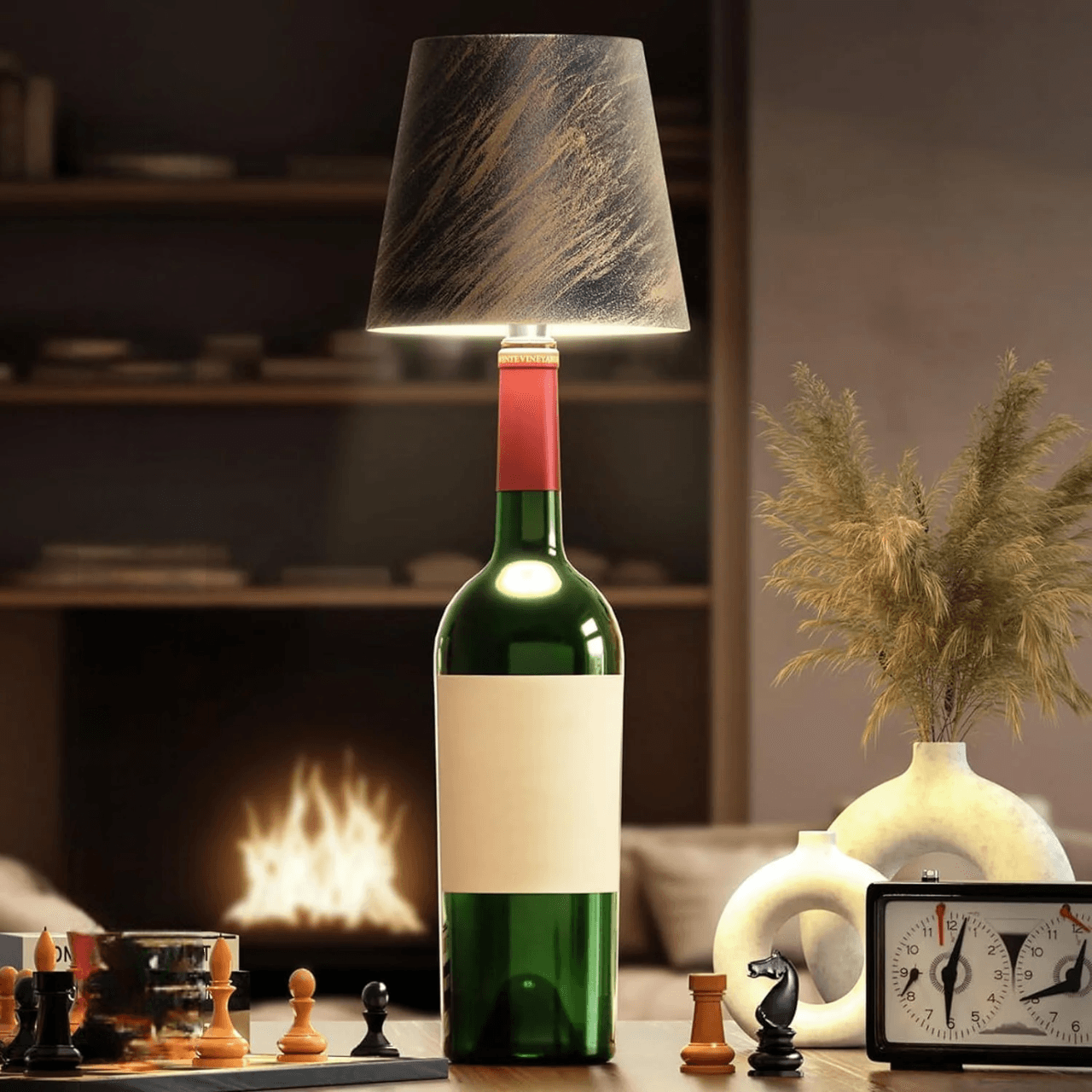 Lampa Butelka LED Dotykowa – Przenośne Oświetlenie do Sypialni 3