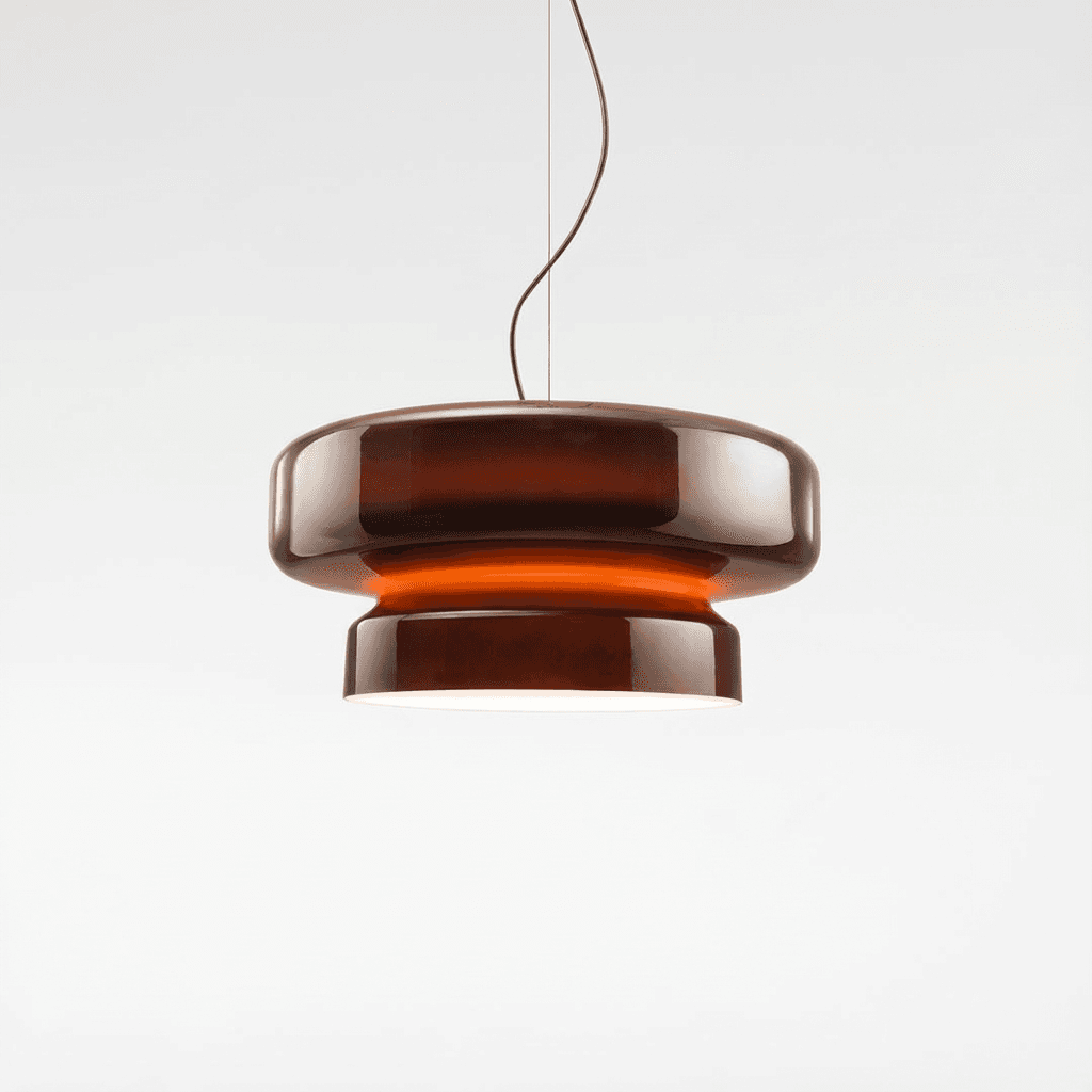 Lampa wisząca ze szkła artystycznego 2