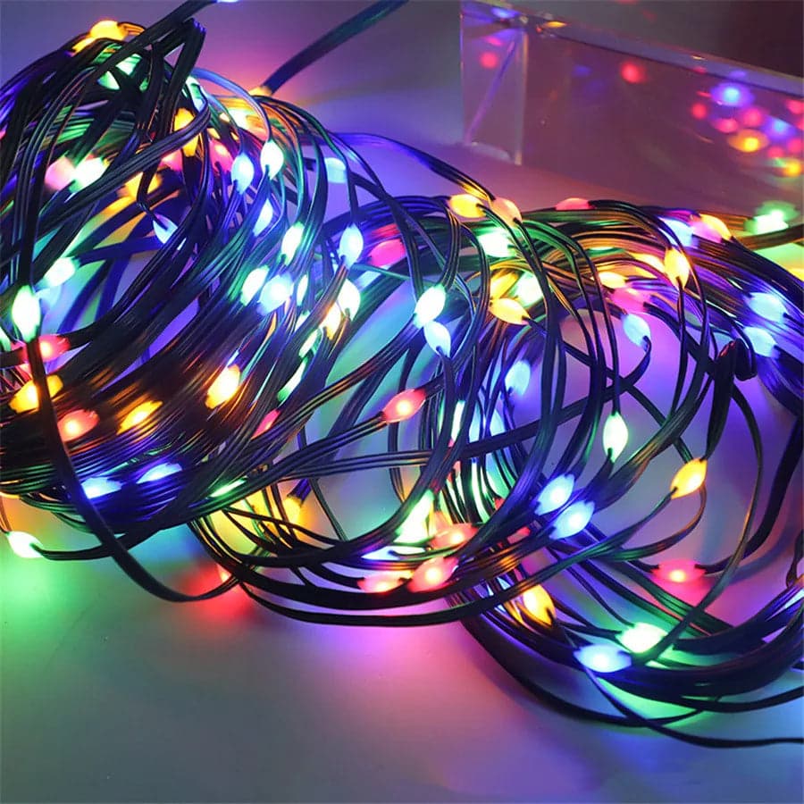 Lampki LED Zewnętrzne Girlanda – Dekoracyjne Oświetlenie Ogrodu 2