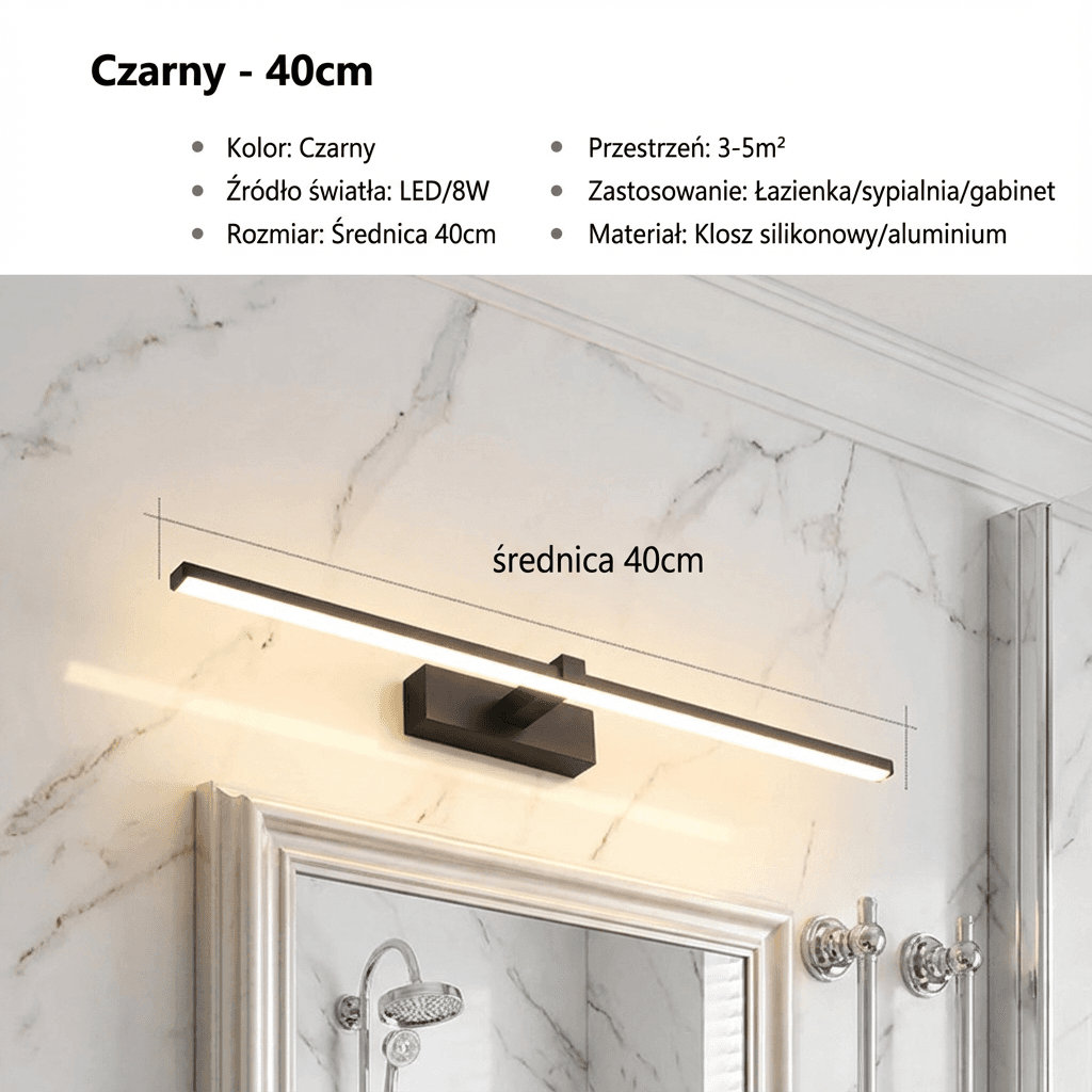 Łazienkowa Lampa LED 5