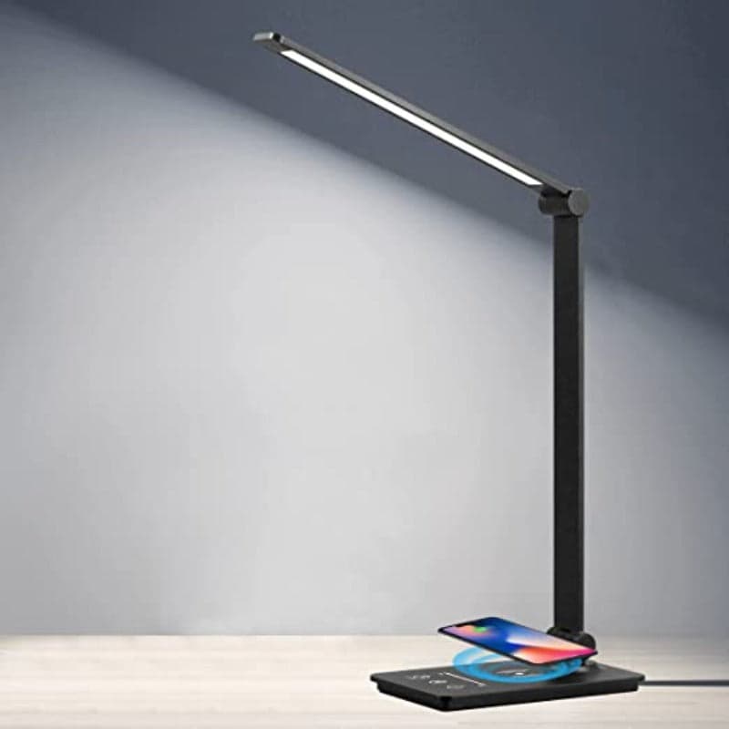 Lampa Biurkowa LED z Ładowarką Bezprzewodową – Touch Control do Biura