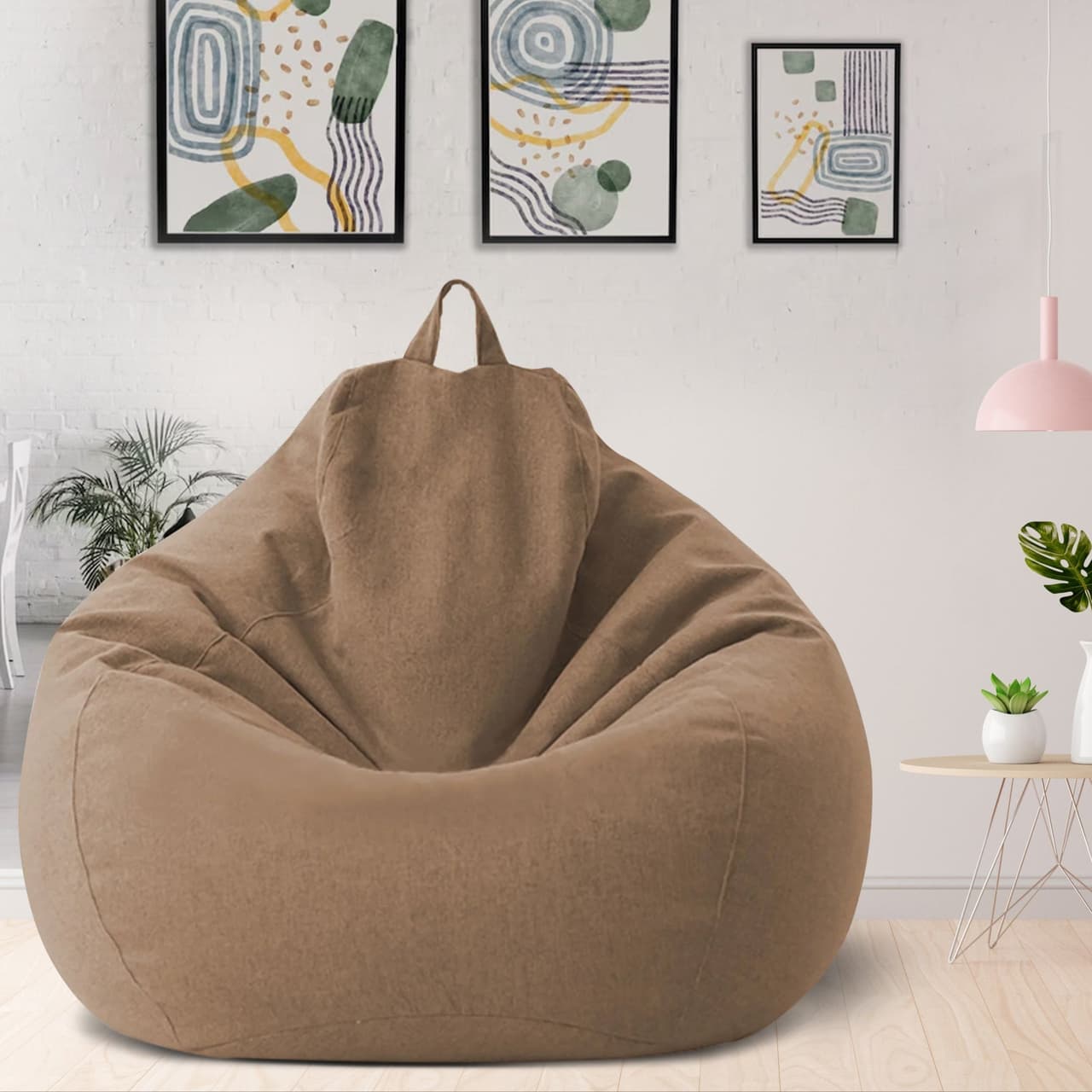 Worek Sako Lniany Ergonomiczny – Komfortowy Mebel do Salonu 6