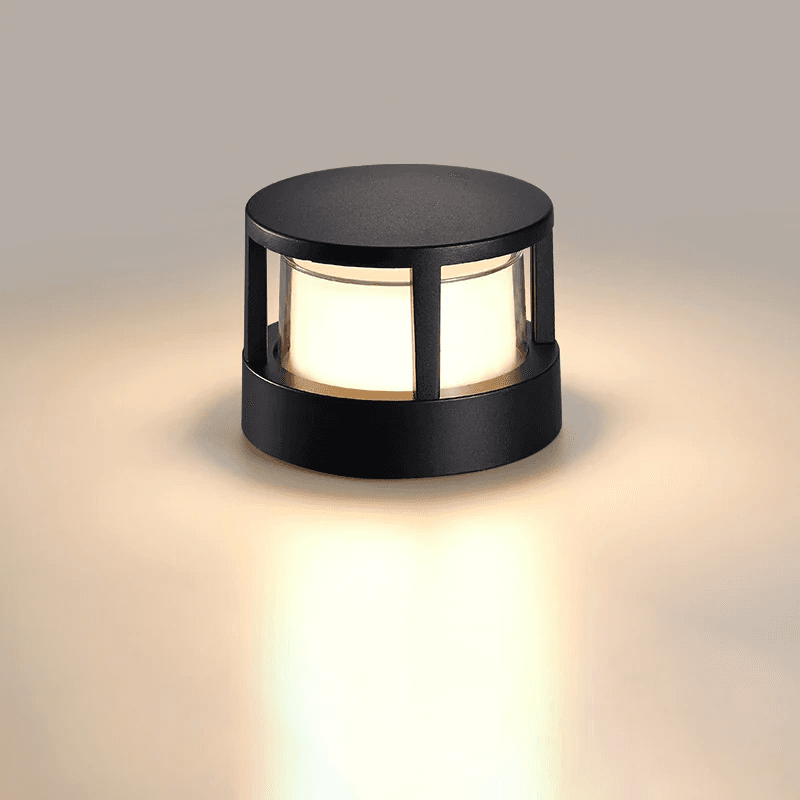 Wodoodporne aluminiowe cylindryczne LED oświetlenie zewnętrzne 3