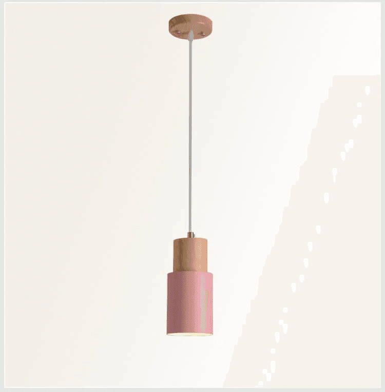 Nordycka lampa wisząca LED w stylu Macaron 5