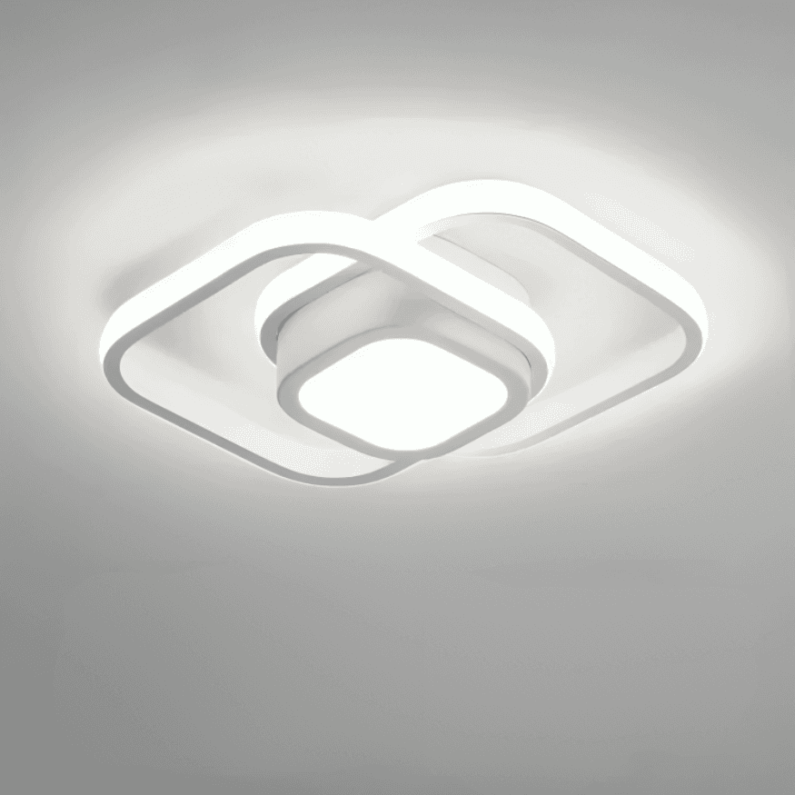 Lampa Sufitowa LED 2 Pierścienie – Nowoczesne Oświetlenie do Salonu 5